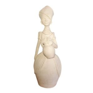 Escultura Bahiana com Vaso G 70x26 ref.153