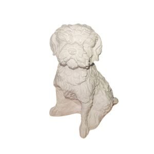 Cachorro Poodle Sentado 28x18 ref.394