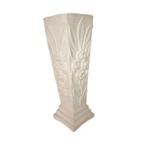 Vaso Quadrado Quatro Rosas 59x18 ref.217